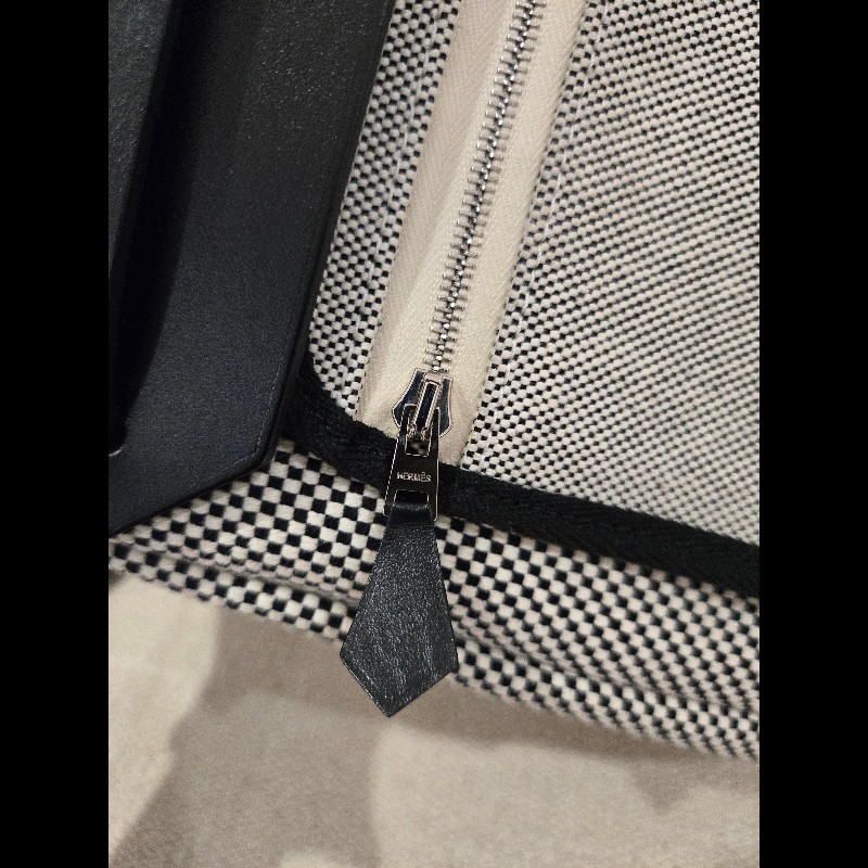 Hermes 愛馬仕 Herbag 31 熊貓色 黑白配色-34