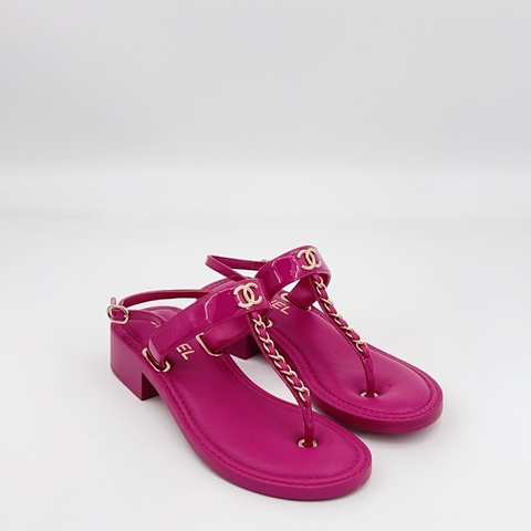 閒置新Chanel香奈兒 粉色涼鞋 36碼