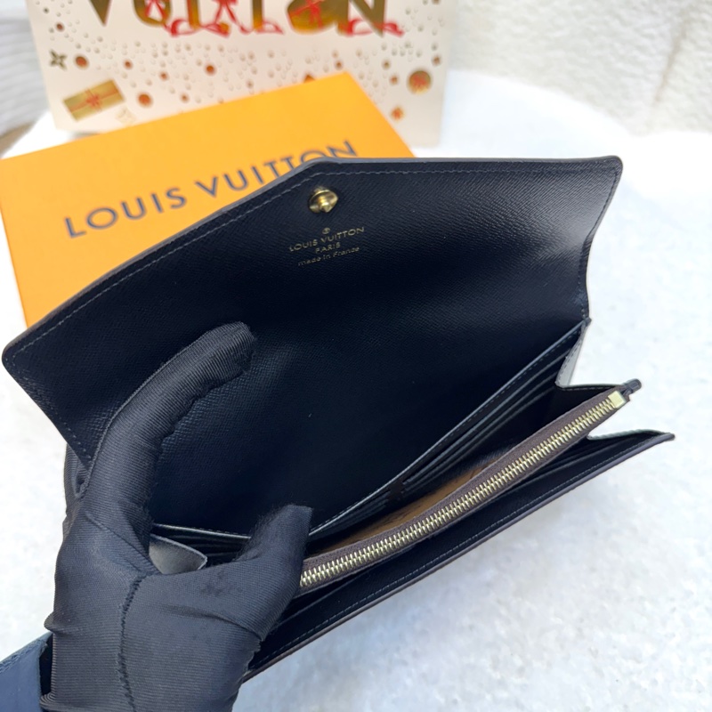 經典拼色 路易威登LV Monogram Giant Sarah 帆布信封長夾M80726 雙色原花優雅大氣 🍂-9