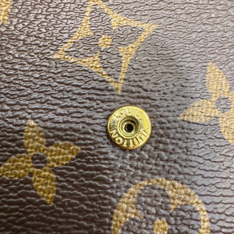 經典拼色 路易威登LV Monogram Giant Sarah 帆布信封長夾M80726 雙色原花優雅大氣 🍂-17