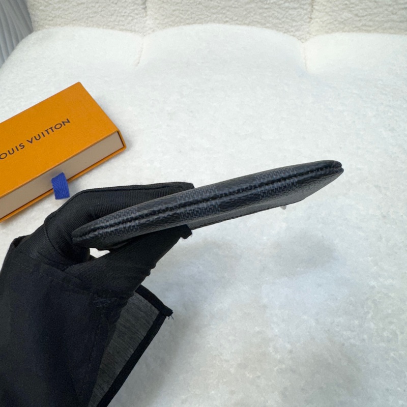 經典百搭 路易威登LV Damier Ebène 棋盤格零錢鑰匙包 N62658 實用小皮件首選 💼-5