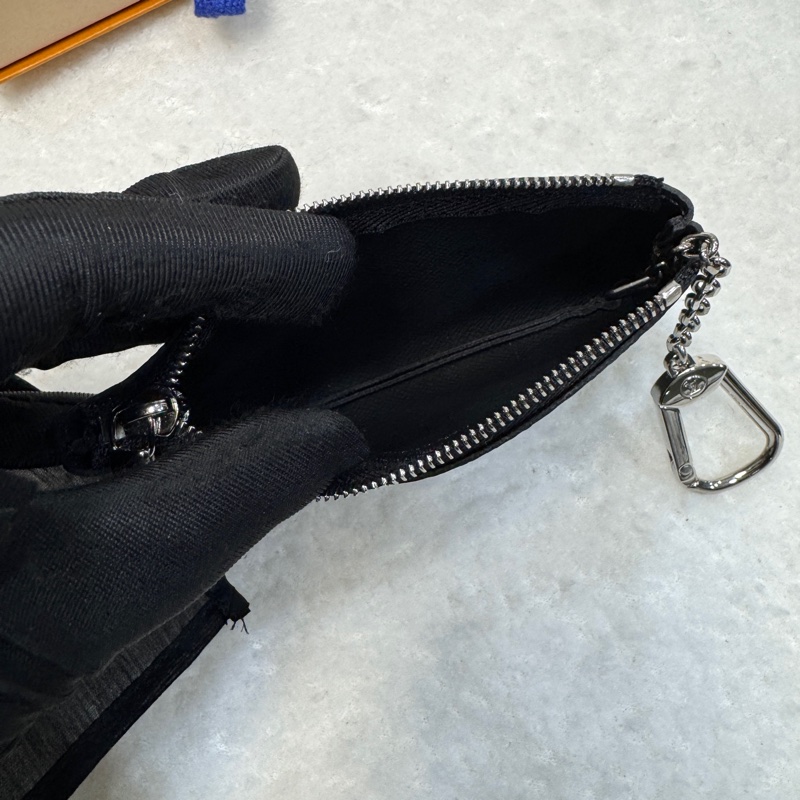 經典百搭 路易威登LV Damier Ebène 棋盤格零錢鑰匙包 N62658 實用小皮件首選 💼-7