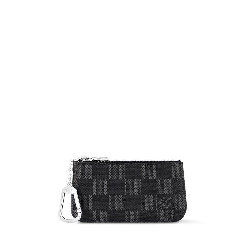 經典百搭 路易威登LV Damier Ebène 棋盤格零錢鑰匙包 N62658 實用小皮件首選 💼-9