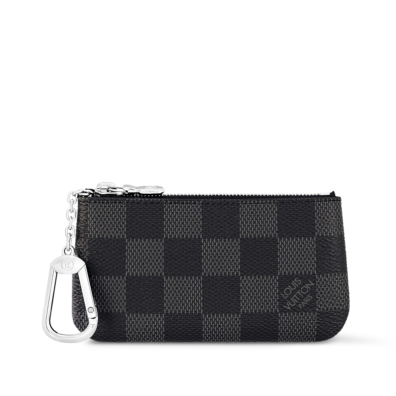 經典百搭 路易威登LV Damier Ebène 棋盤格零錢鑰匙包 N62658 實用小皮件首選 💼-9