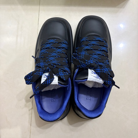 Burberry 男士黑色小牛皮休閒/運動鞋39
