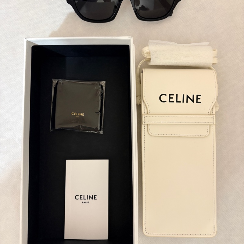 CELINE 黑貓眼型鏡框墨鏡組合-0