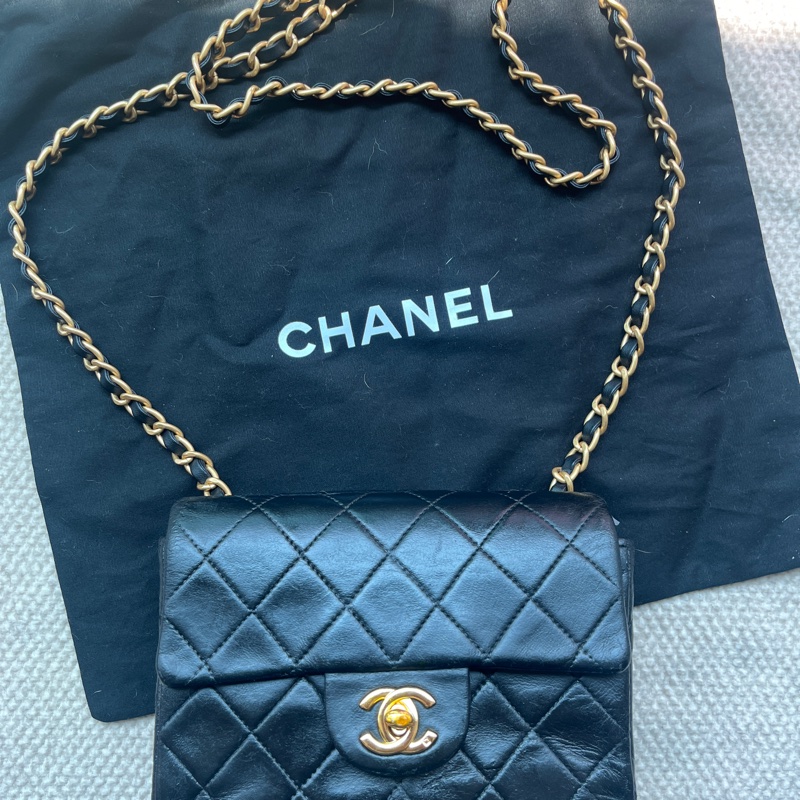 Chanel 香奈兒黑金羊小方胖-0