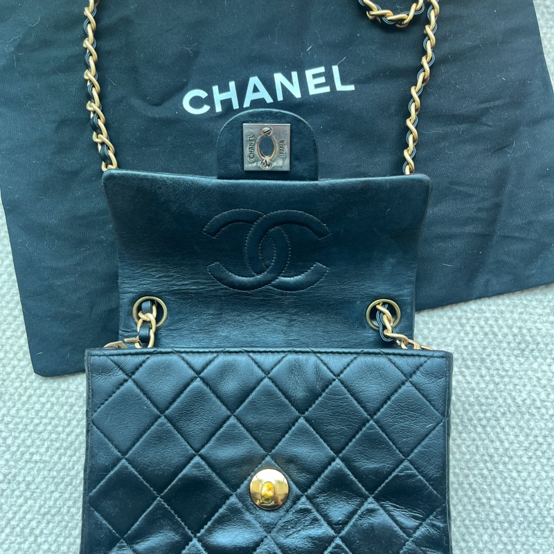 Chanel 香奈兒黑金羊小方胖-5
