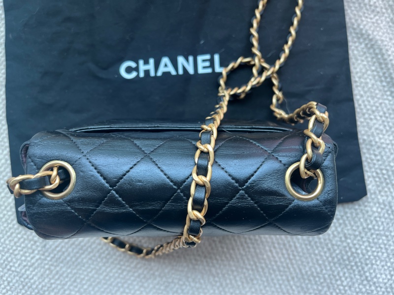 Chanel 香奈兒黑金羊小方胖-7