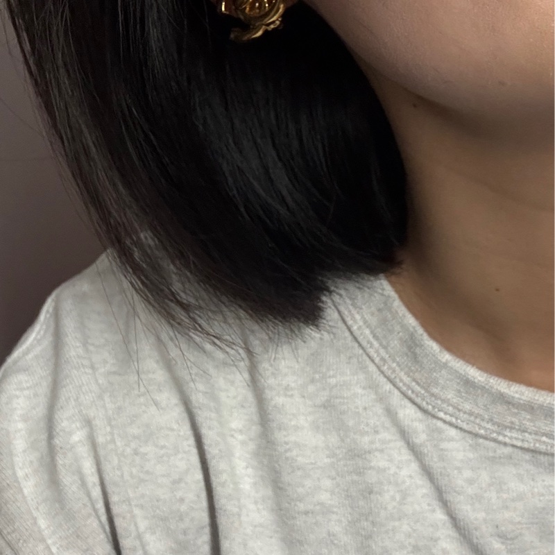Chanel 香奈兒缺貨款logo書包釦金釦夾式耳環 耳夾-8