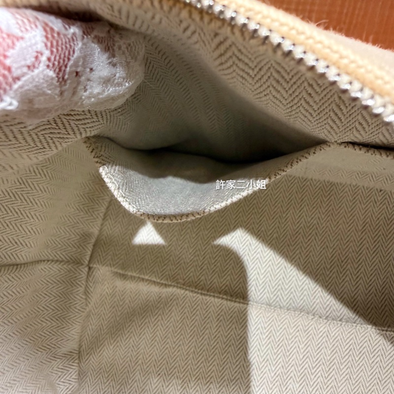 Hermès 97/98新 閒置小號 自然色（米色）收納包/便當盒-8