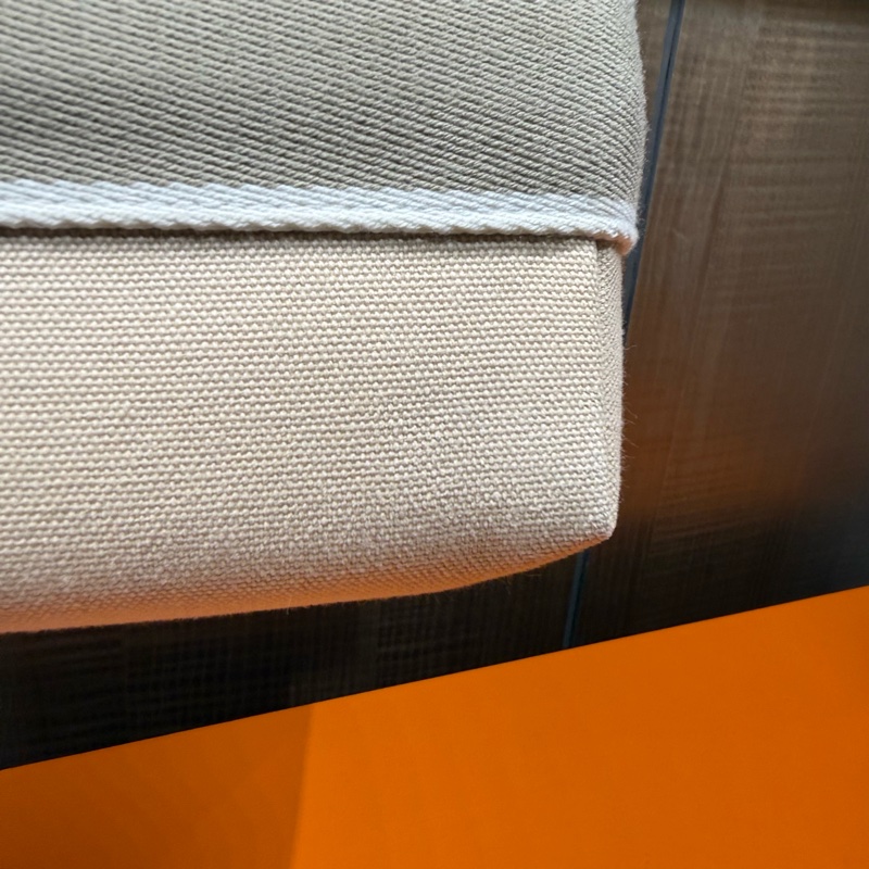 Hermès 97/98新 閒置小號 自然色（米色）收納包/便當盒-21