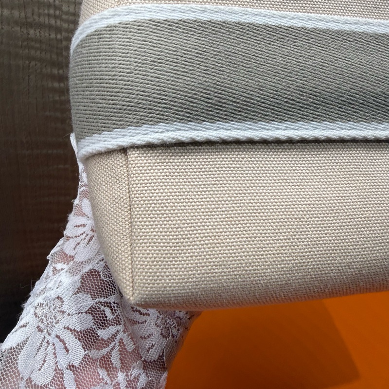 Hermès 97/98新 閒置小號 自然色（米色）收納包/便當盒-22