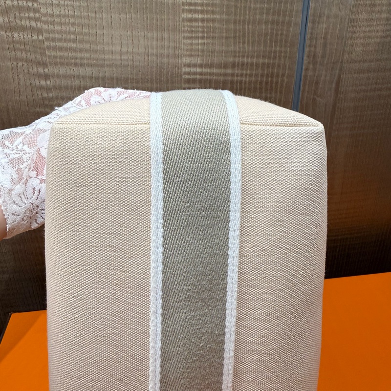 Hermès 97/98新 閒置小號 自然色（米色）收納包/便當盒-23