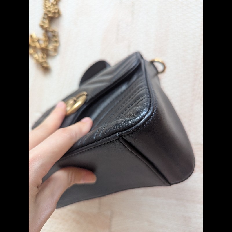 Gucci Marmont 梯形包 郵差包-10