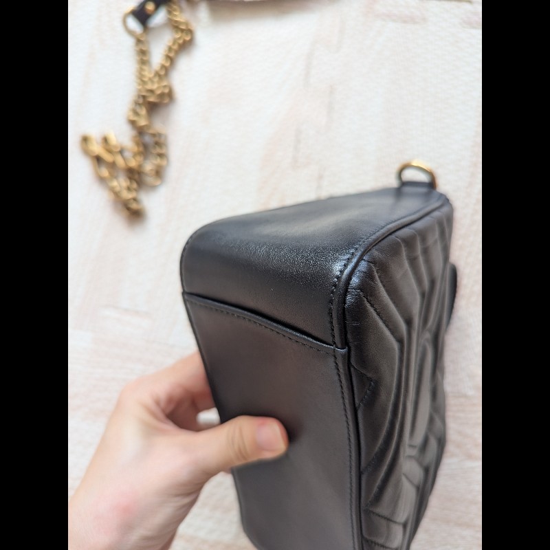 Gucci Marmont 梯形包 郵差包-11