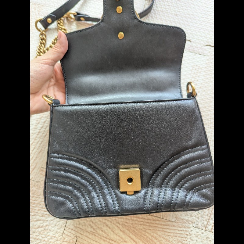 Gucci Marmont 梯形包 郵差包-17