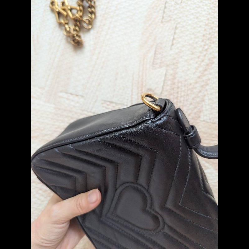 Gucci Marmont 梯形包 郵差包-23