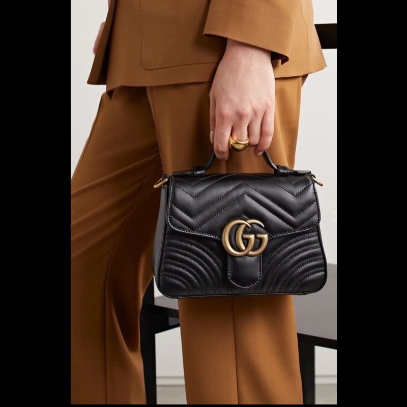 Gucci Marmont 梯形包 郵差包-20