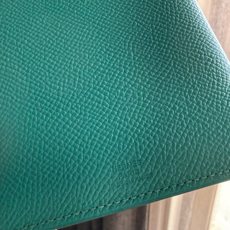 Hermes 97.98新護照夾 似孔雀綠-4