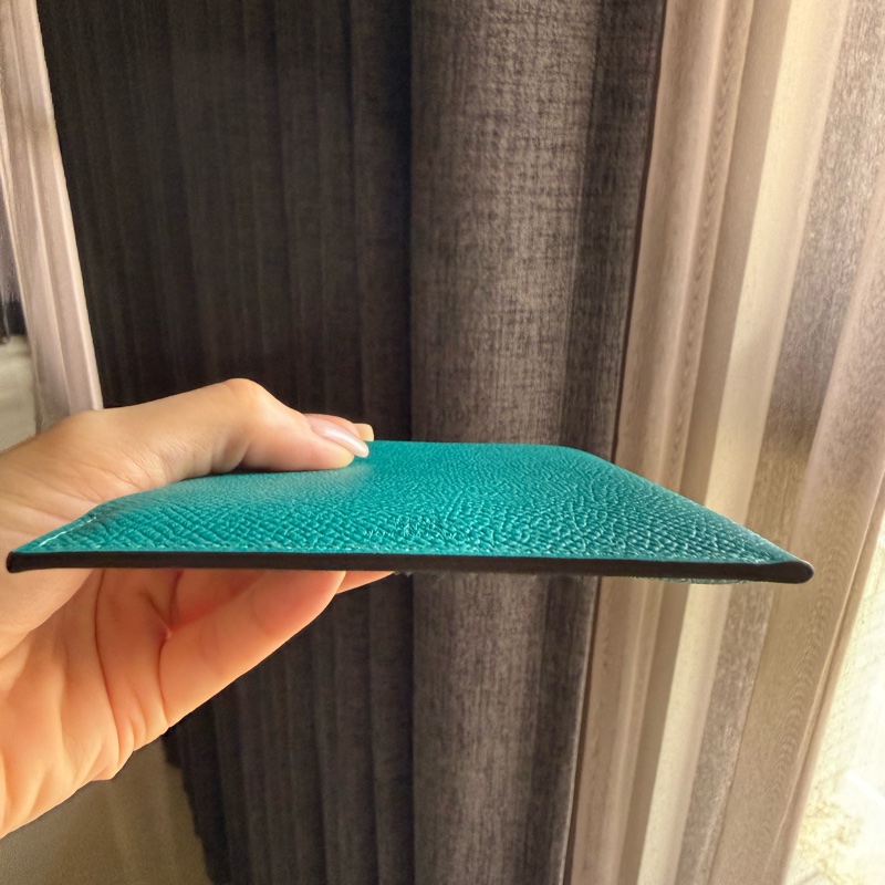 Hermes 97.98新護照夾 似孔雀綠-5