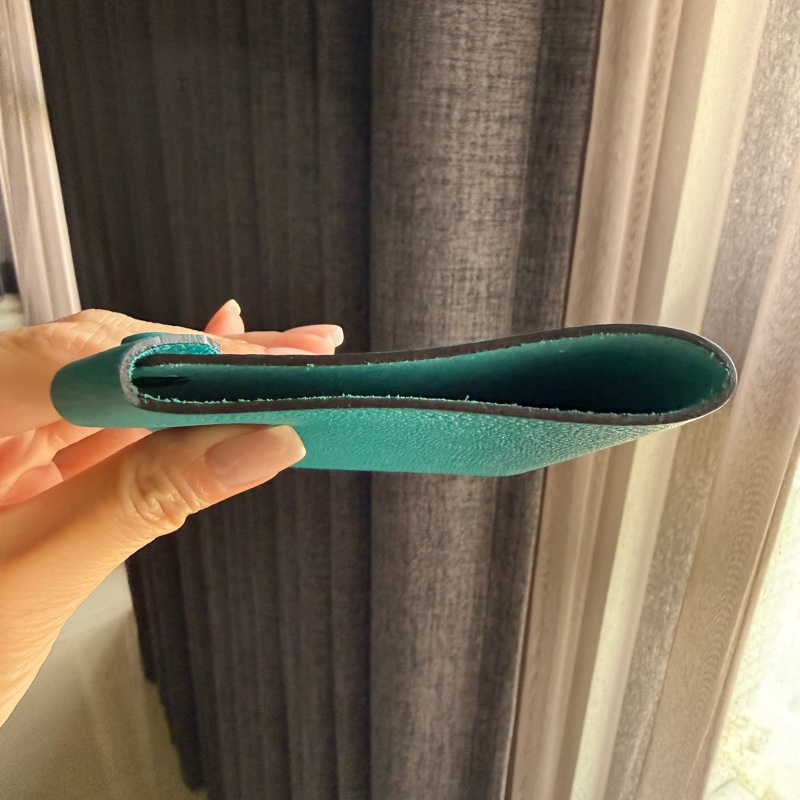 Hermes 97.98新護照夾 似孔雀綠-6