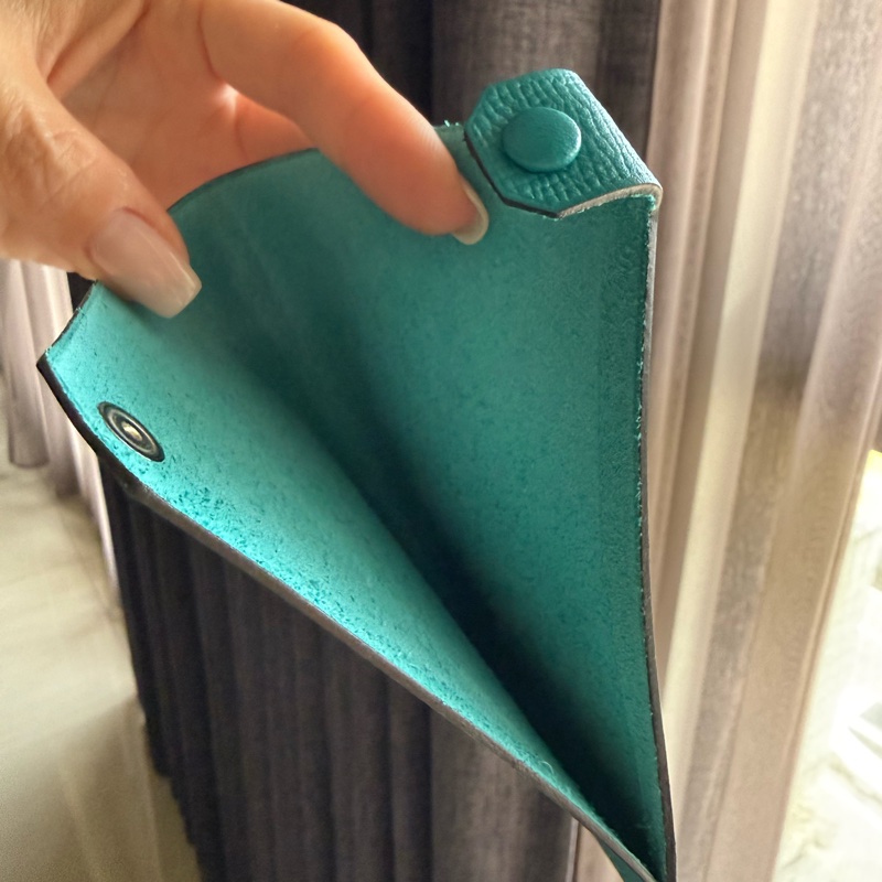 Hermes 97.98新護照夾 似孔雀綠-8