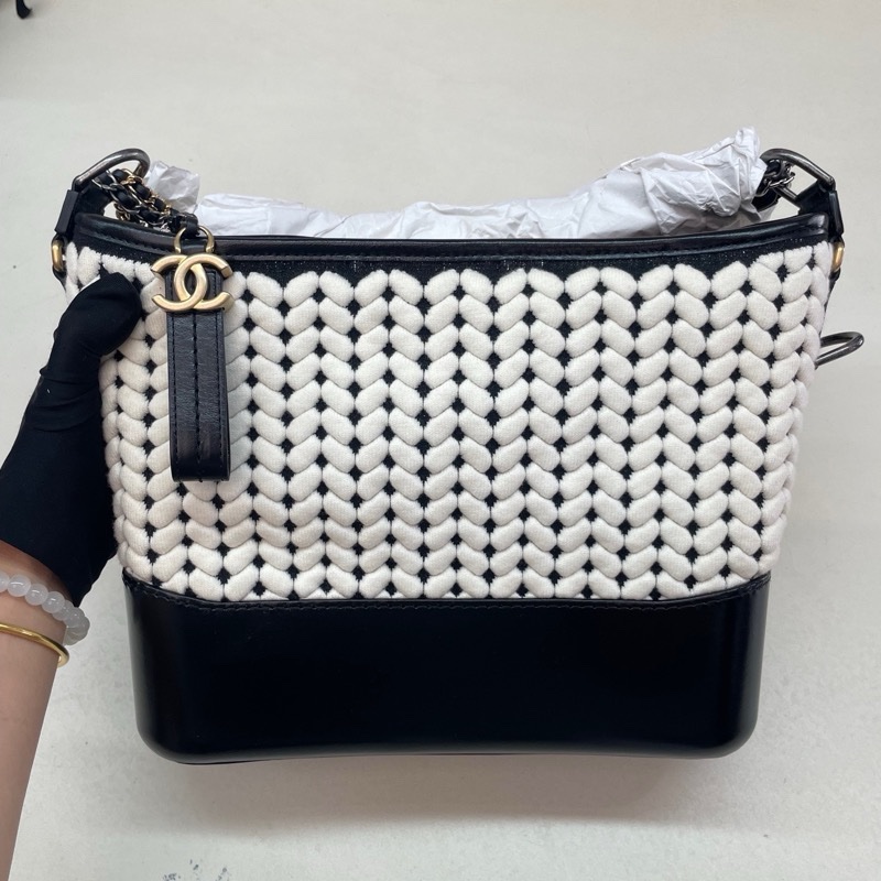 全新未使用品CHANEL香奈兒 經典款19P 流浪包大號-12