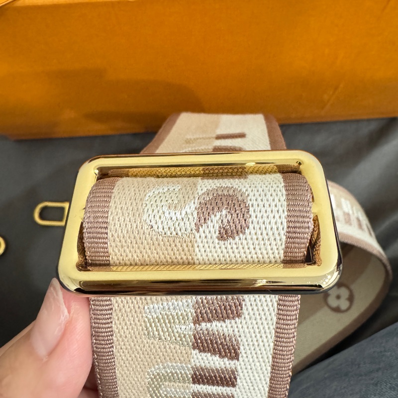 Louis Vuitton Speedy 20 芯片款💗原廠奶茶色背帶(盒裝完整）-3