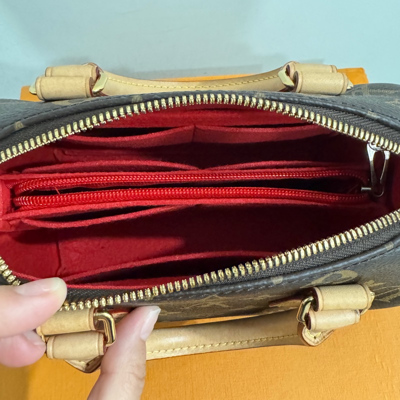 Louis Vuitton Speedy 20 芯片款💗原廠奶茶色背帶(盒裝完整）-10