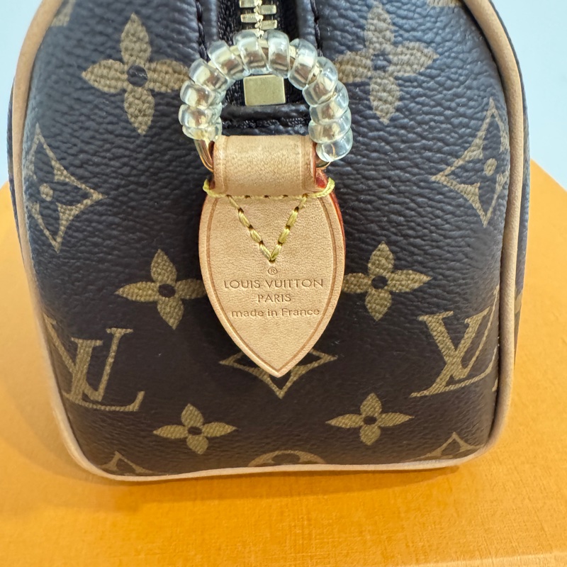 Louis Vuitton Speedy 20 芯片款💗原廠奶茶色背帶(盒裝完整）-19