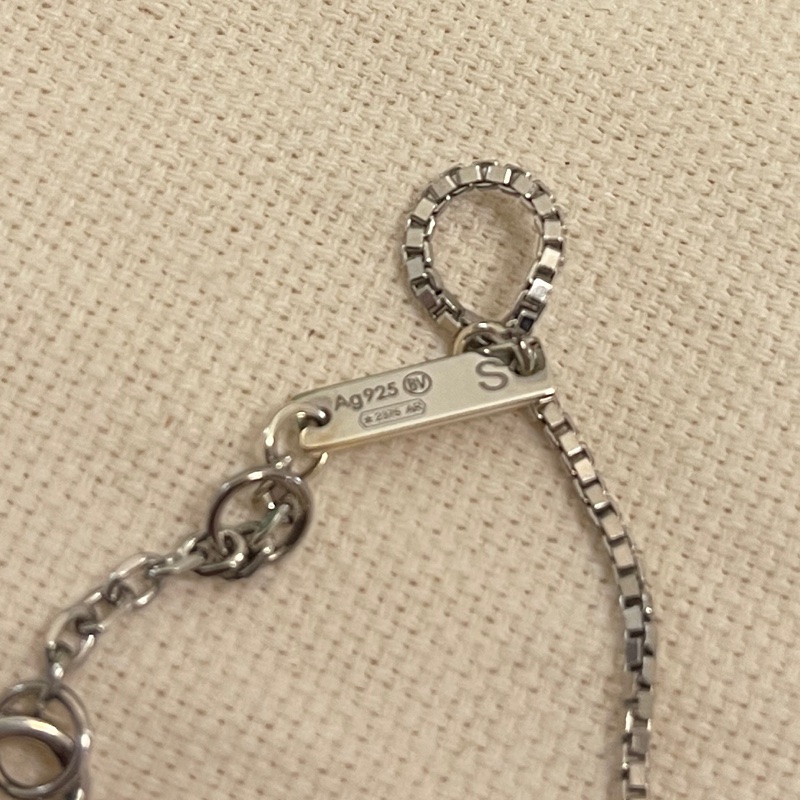 BOTTEGA VENETA BV 銀飾結繩手鍊 Knot Bracelet 全新-7