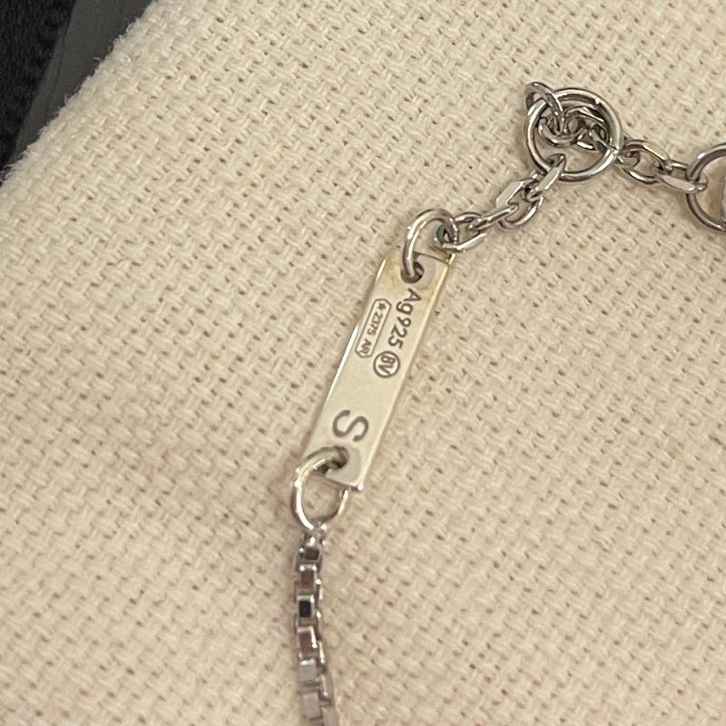 BOTTEGA VENETA BV 銀飾結繩手鍊 Knot Bracelet 全新-8