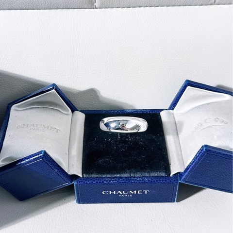 Chaumet 尚美巴黎系列 爆火的泥鰍背 戒指，18K白金