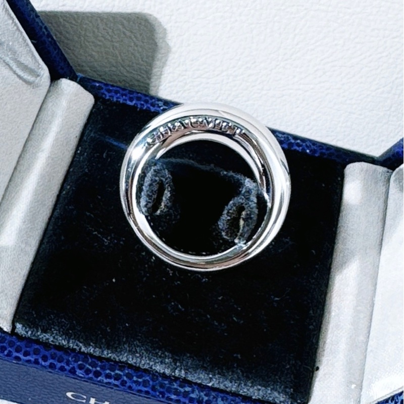Chaumet 尚美巴黎系列 爆火的泥鰍背 戒指，18K白金-1