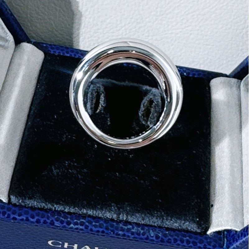 Chaumet 尚美巴黎系列 爆火的泥鰍背 戒指，18K白金-2