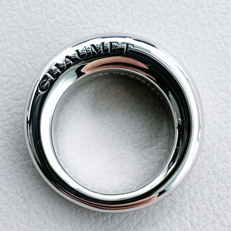 Chaumet 尚美巴黎系列 爆火的泥鰍背 戒指，18K白金-3