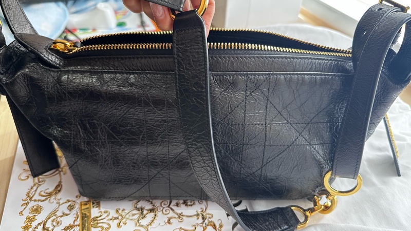 Dior皺面小牛皮 D-Journey小型包-2