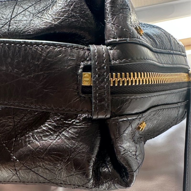 Dior皺面小牛皮 D-Journey小型包-12