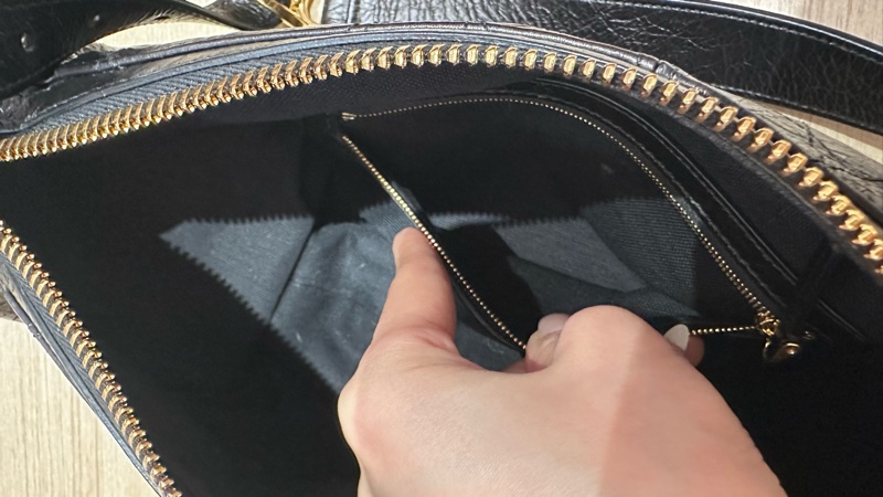 Dior皺面小牛皮 D-Journey小型包-16