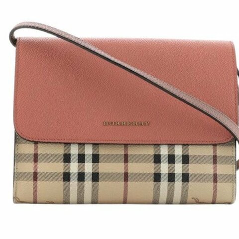 Burberry經典格紋牛皮肩背/斜背包