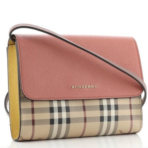 Burberry經典格紋牛皮肩背/斜背包-1