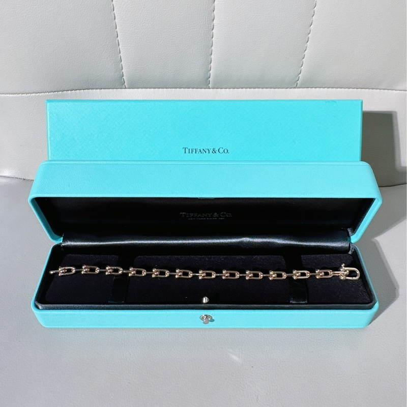 Tiffany 蒂芙尼 hardwear 系列 小號鏈環手鍊-0