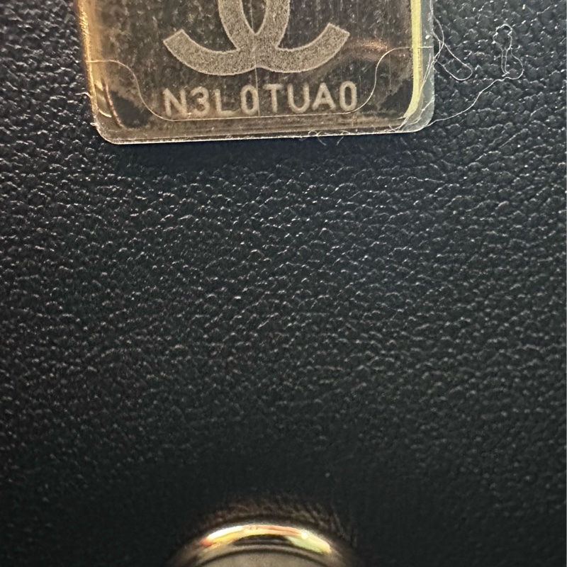 香奈兒cf20 handle cf mini 黑金 淡金扣-19