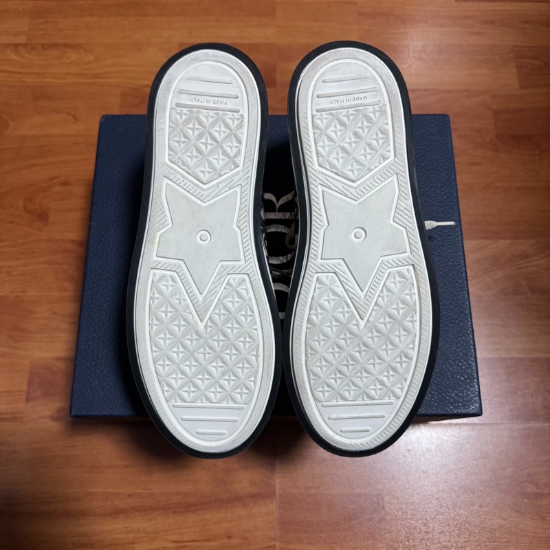 Dior新款厚底鞋迪奧刺繡印花Walk'n'Oblique米色 37碼-8