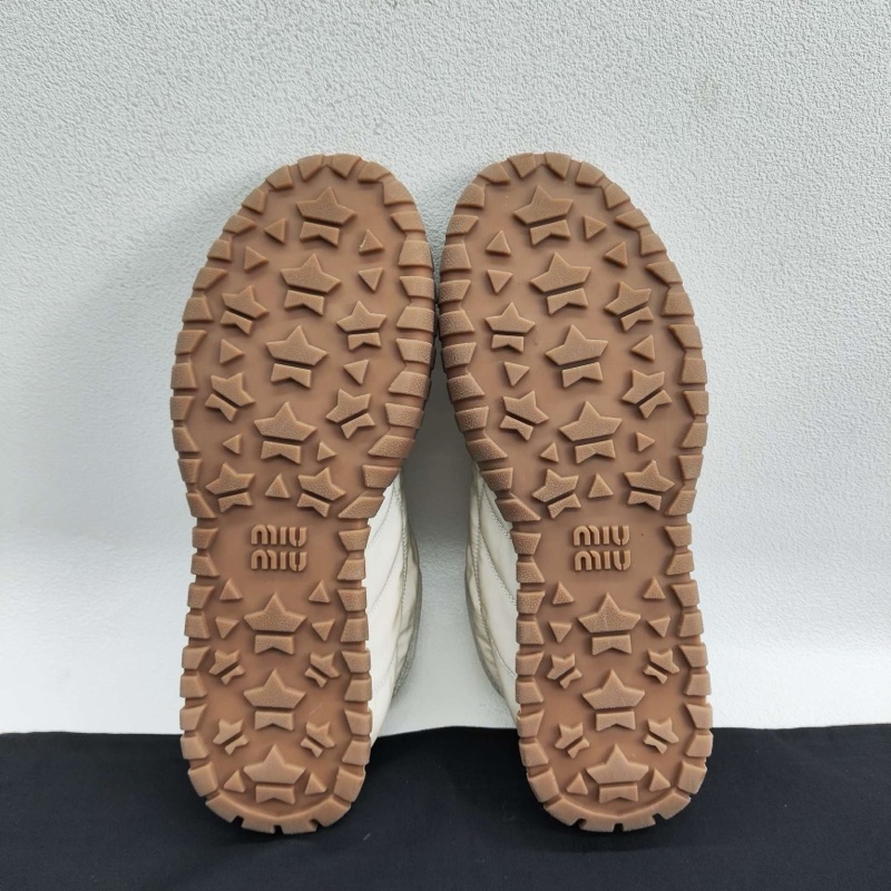 MIU MIU繆繆 Tyre 絨面革 德訓鞋 新款餅乾鞋 38碼-6