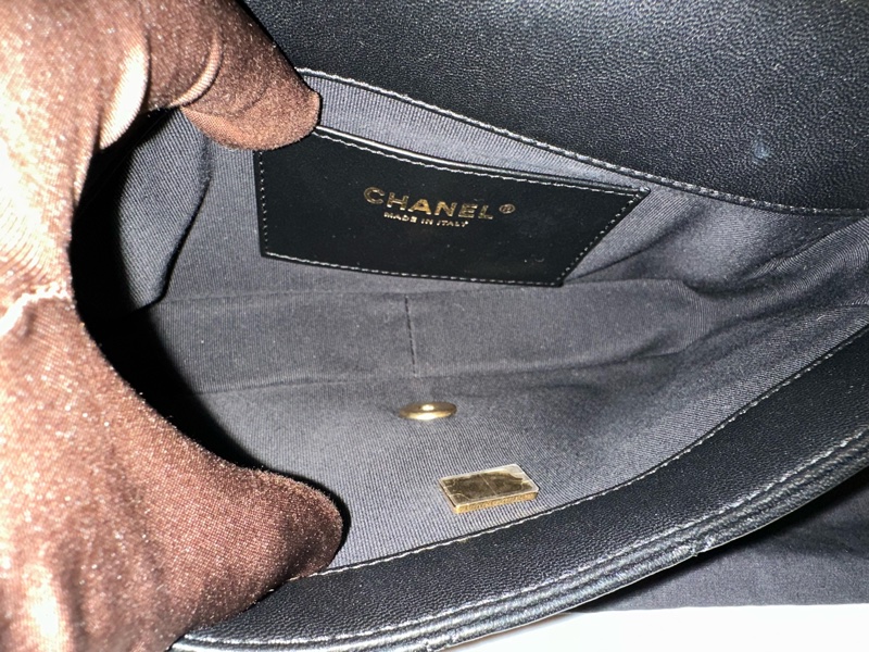 Chanel Flapbag 黑色羊皮-3