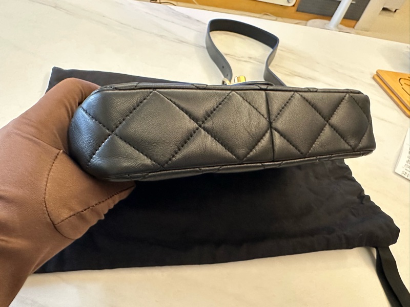 Chanel Flapbag 黑色羊皮-4