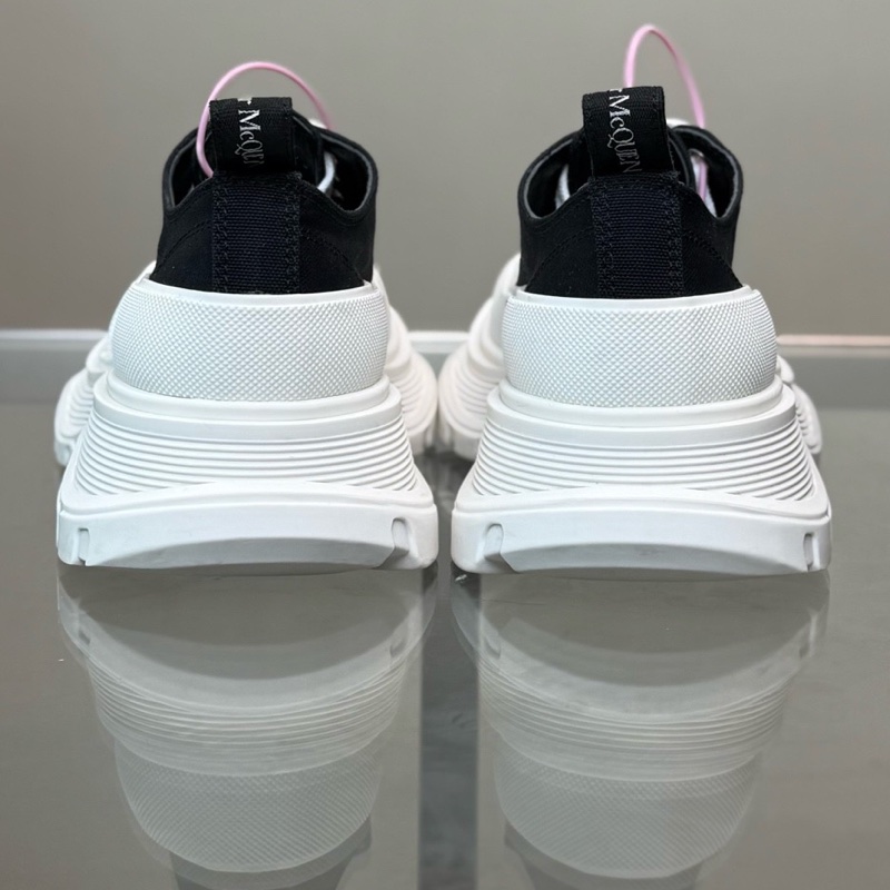 99新麥昆/Alexander McQueen 黑白帆布馬丁靴 尺碼/36 🈚附件-3