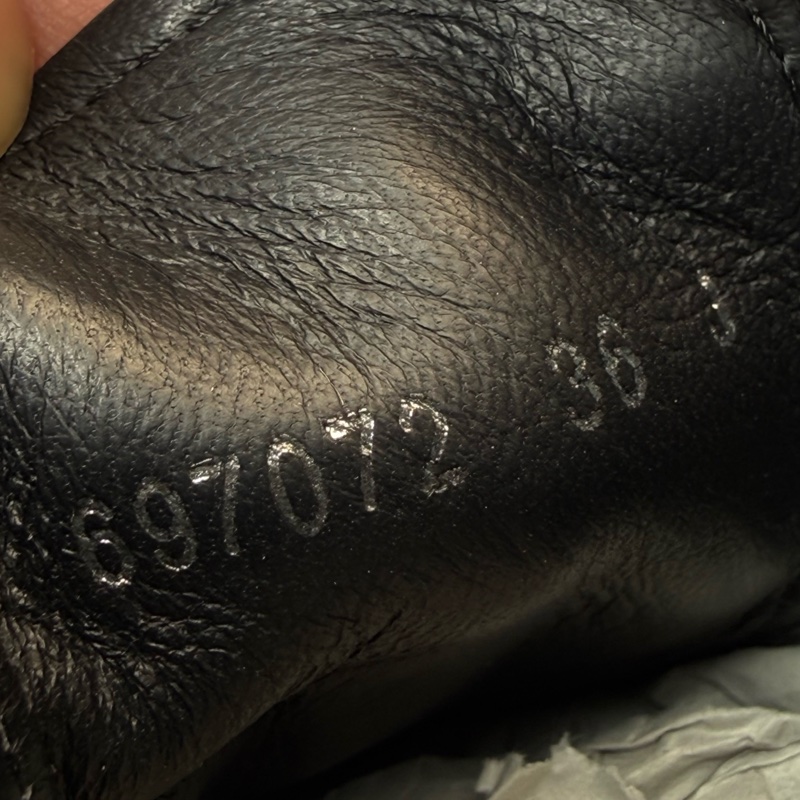 99新麥昆/Alexander McQueen 黑白帆布馬丁靴 尺碼/36 🈚附件-7